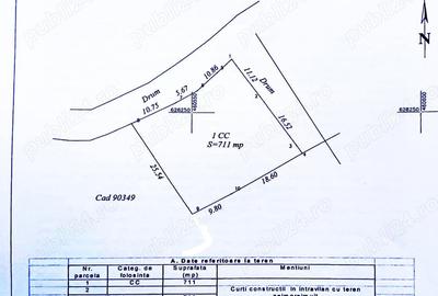 Teren de 711 mp, în Central - 8