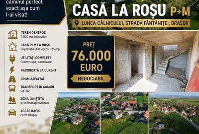Casă cu 4 camere în Lunca Calnicului
