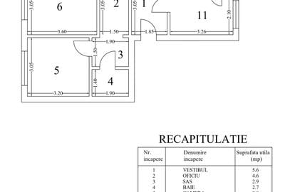 4 camere, decomandat, etaj 3/4 – Aleea Giurgeni - Fetești - 1 Decembrie - 1