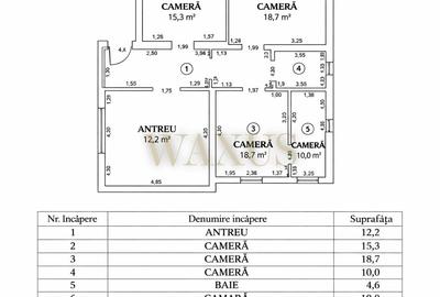 Casă individuală cu 4 camere cu Canalizare în Someșeni - 5
