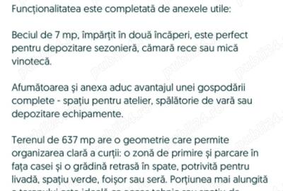 Casă cu 3 camere cu Teren 1000 Mp în Central - 2