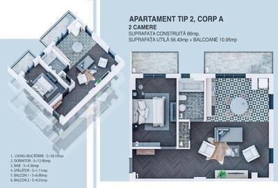 Direct Dezvoltator apartamente premium,la cheie ,de la 65.000 eur - 2