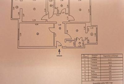 Apartament 3 camere Tiglina 2 Galati BD.George Cosbuc decomandat - 3