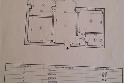 Apartament cu 3 camere semidecomandat în Tomis II - 2