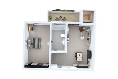 Apartament cu 2 camere decomandat în Terezian