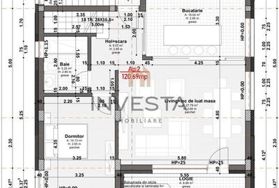 Ap 4 camere  in imobil tip vila, 121.74 mp utili + terasa 28 mp! - 2