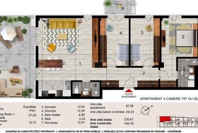 Apartament cu 4 camere decomandat în Sisești - 3