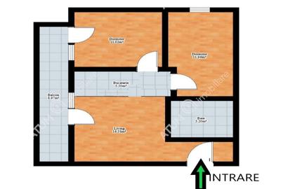 Apartament cu 3 camere decomandat în Cristian - 5
