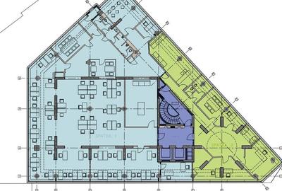 Birou, de 210 mp, în P-ța Universității