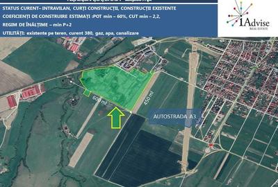 Teren Construcții intravilan de 180000 mp, în Sud-Vest - 1