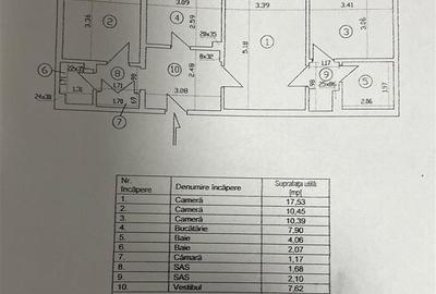 Apartament cu 3 camere semidecomandat în Olteniței - 5