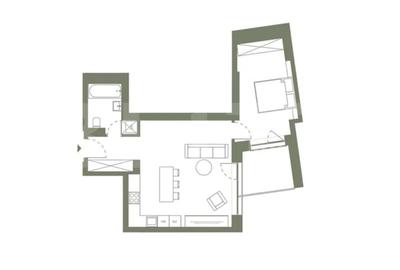 Apartament 2 Camere, Finisat, 52 mp, Bloc Premium, ERA By Hexagon - 3