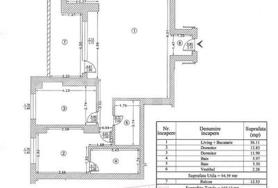 Apartament generos cu 3 camere |  terasa | garaj - 10