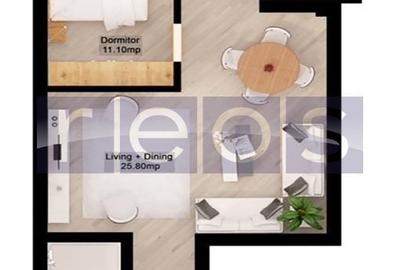 Apartament cu 2 camere semidecomandat în Dorobanți - 9