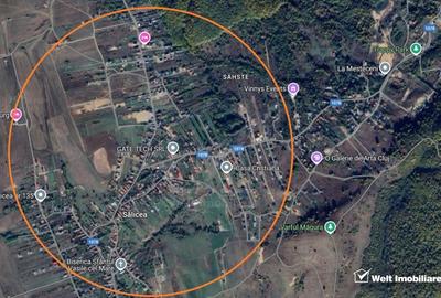 Teren Salicea, acces bun, utilitati, zona de case noi, 2350 mp, 23m x 100m - 1