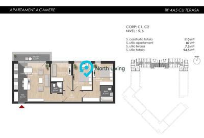 Apartament cu 4 camere în Central - 16