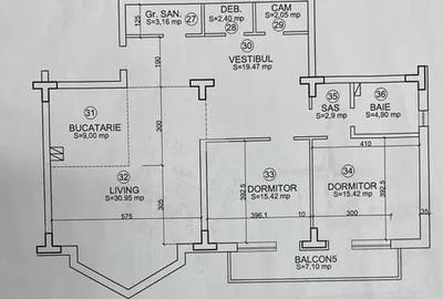 3 Camere 113mp Bloc 2009 zona Cug - 5