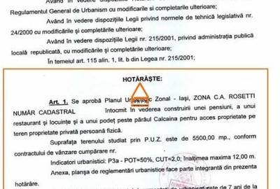 Teren intravilan - 5500 mp - Bd. C.A. Rosetti - 4