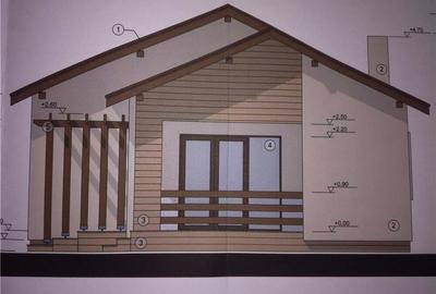 Casa in Busag , teren 9 ari , ,pozitie super 200 m din DN - 4