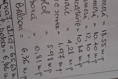 Apartament cu 3 camere decomandat în Sârbi