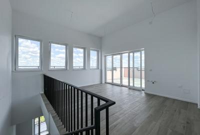 Penthouse , scara interioara , terasa cu vedere superba in Parcul Tineretului - 2