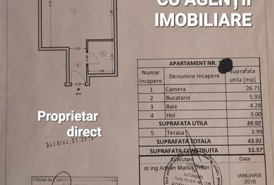 Garsonieră decomandată în 13 Septembrie - 1