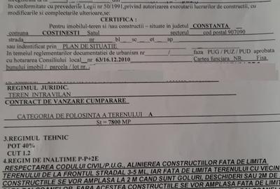 Costinesti loturi intravilane construibile 400-600mp direct de la proprietar - 8