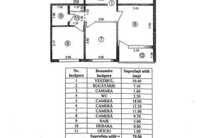 Apartament cu 4 camere decomandat, mobilat în Brâncoveanu - 8