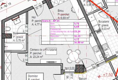 Apartament cu 2 camere+ birou , Soporului aproape de I