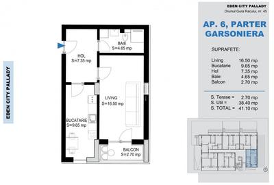 Garsoniera ideal investitie -Incalzire in pardoseala - 3