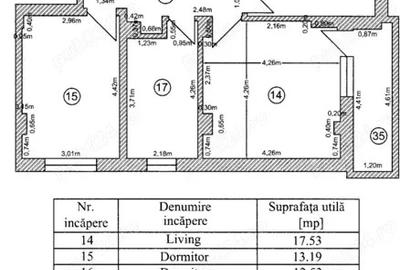 Apartament cu 3 camere decomandat în Roșu - 5