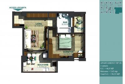 Promotie apartament 2 camere direct de la dezvoltator! - 3