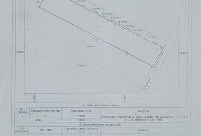 Teren de 12890 mp, în Joița - 2