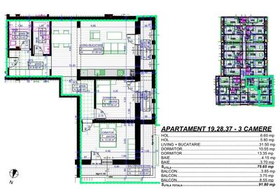 Apartament cu 3 camere decomandat în Popoveni - 5