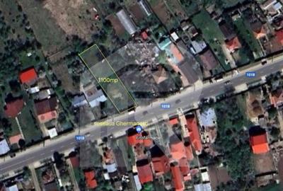 Teren 1100 mp, Deschidere la ?oseaua Ghermanesti Poten?ial - 2