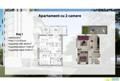 Statiunea Mamaia, apartamente 2 camere bloc NOU, vedere la mare si lac - 11
