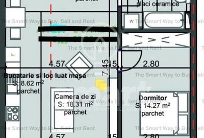 Apartament 2 camere NOU 57 mp Terasa 33mp Marasti - 4