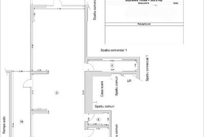 Zona 13 Septembrie 306 mp închiriat market - 2