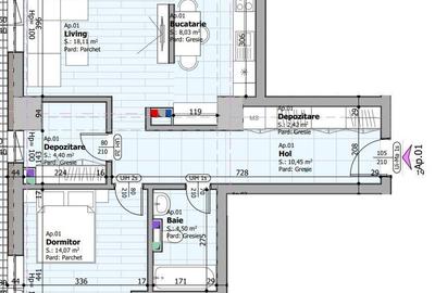 Apartament cu 2 camere în Faleză - 4