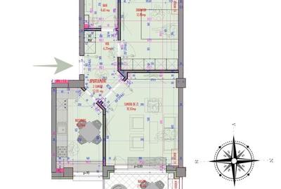 Pacurari - Proges, 2 camere premium, finisat integral, parcare inclusa - 2