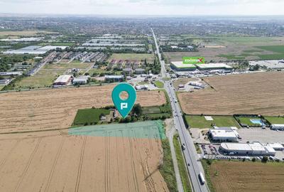 Teren 7653mp cu PUZ aprobat DN Arad Oradea - 1