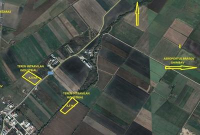 Teren intravilan industrial Codlea cu autorizatie de constructie. - 2