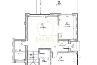 Duplex cu 5 camere cu Canalizare în Dumbrăvița - 12