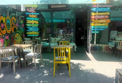 Predare afacere si spatiu comercial pe Calea Victoriei cu terasa si vad intens