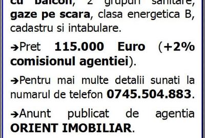 Tomis Nord, Ciresica, 3 camere, decomandat, parter - 9