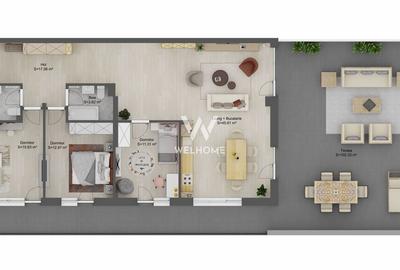 Apartament cu 4 camere în Șelimbăr