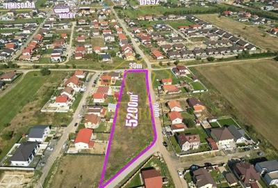 Teren de 5200 mp, în Moșnița Nouă