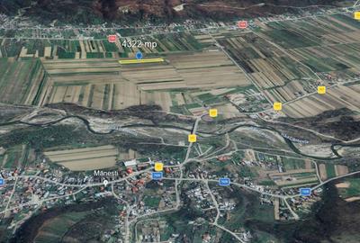 Teren de 4322 mp, în Mănești - 11