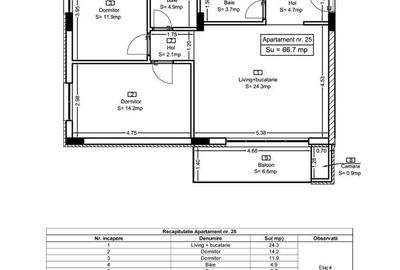 AP 25 Teilor Residence-3 camere FINISAT - 2