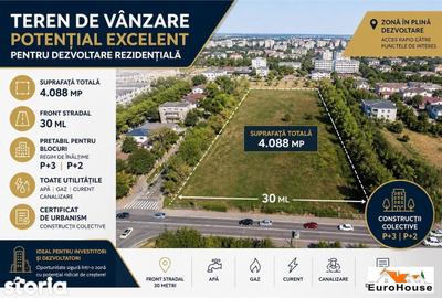 Teren de 4088 mp, în Cetate